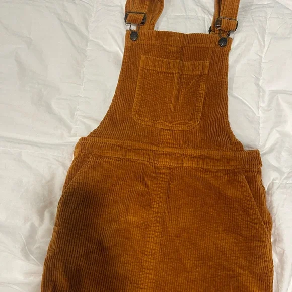 Madewell Corduroy Overall Dress - Picture 4 of 14